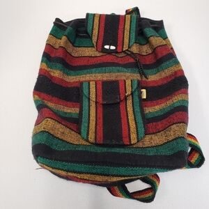 Artesanias Pinzon Boho Hippie Backpack Bag